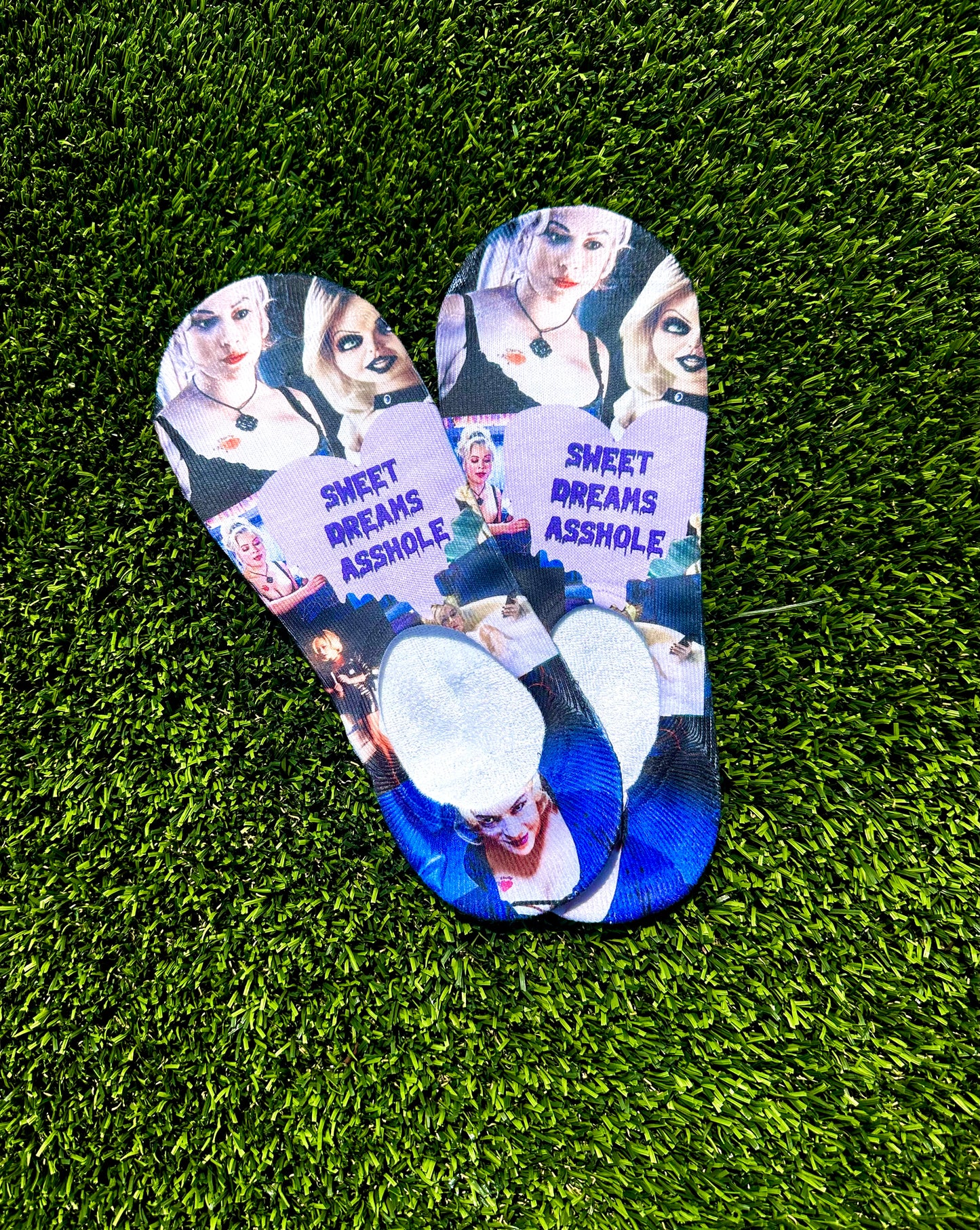 "Sweet Dreams Asshole" No show socks