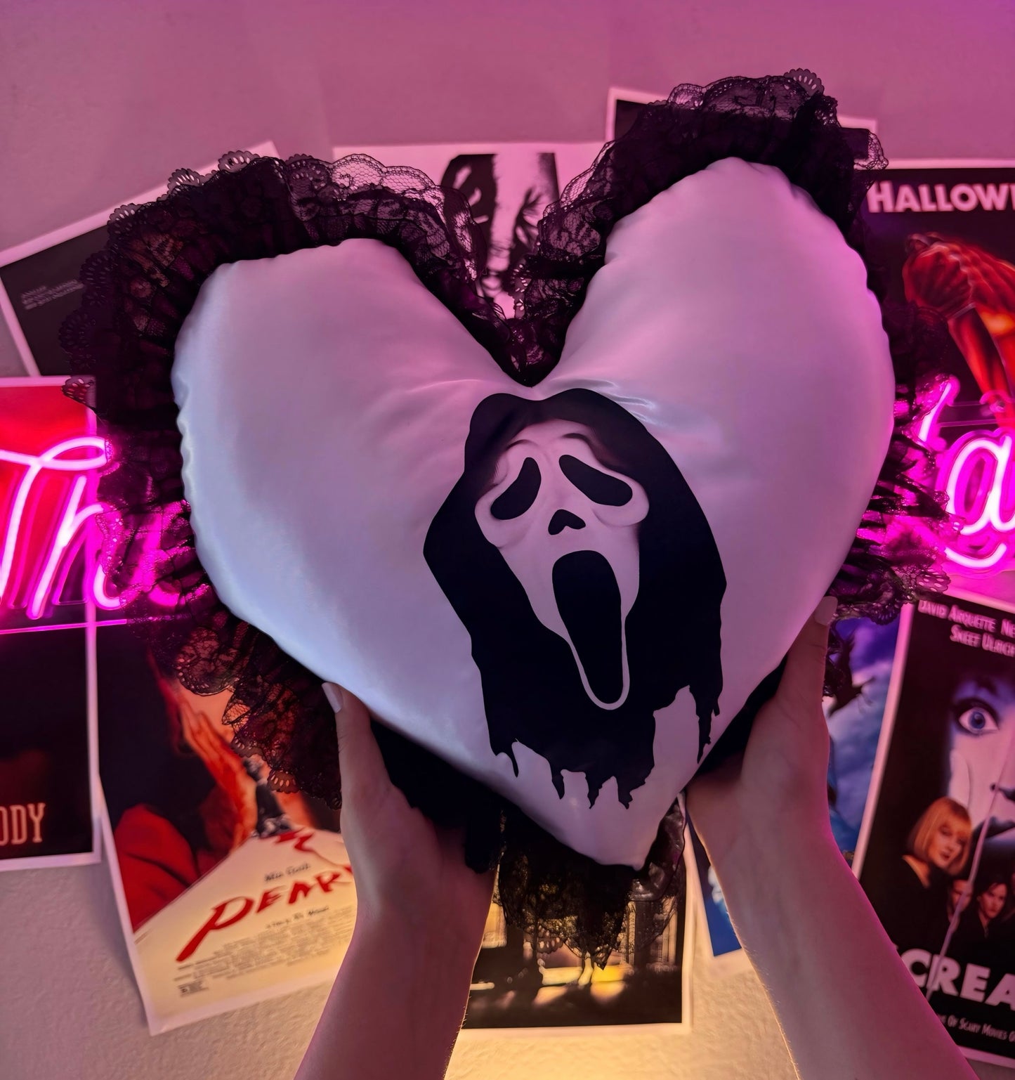 White Ghost Pillow