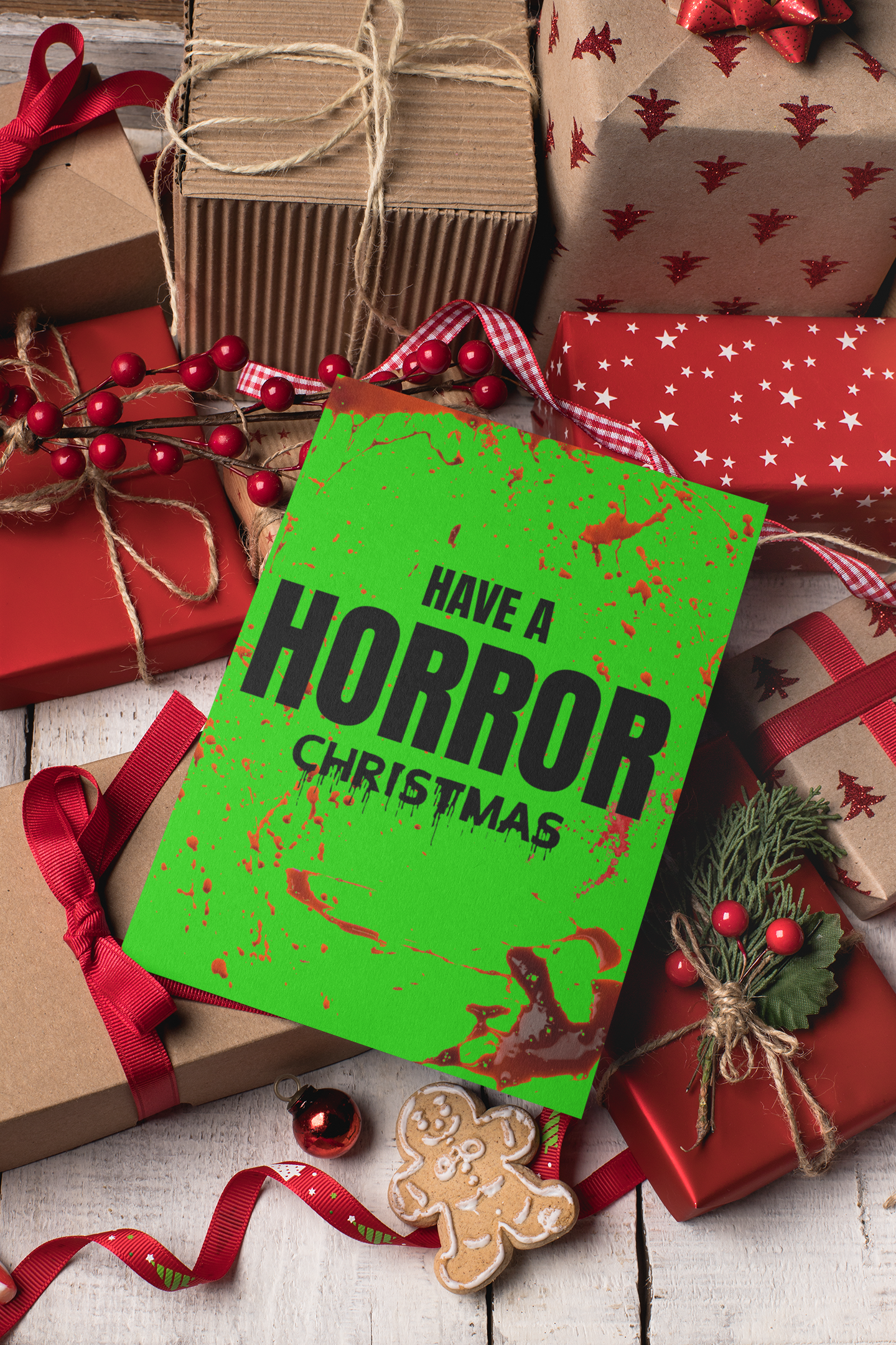 Horror Christmas Card
