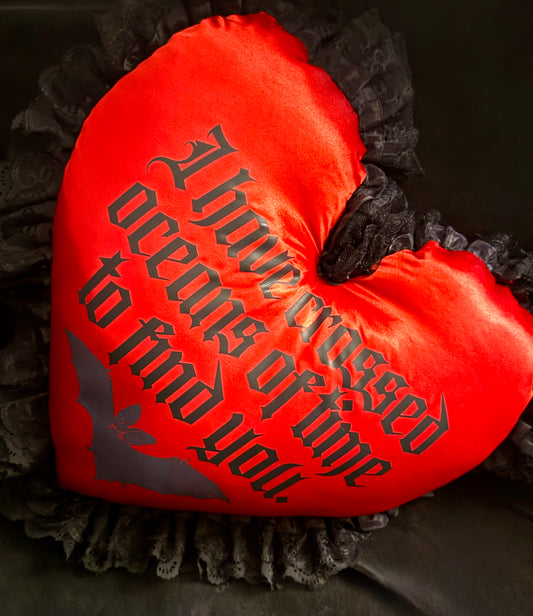 "I have crossed oceans of time to you" Pillow