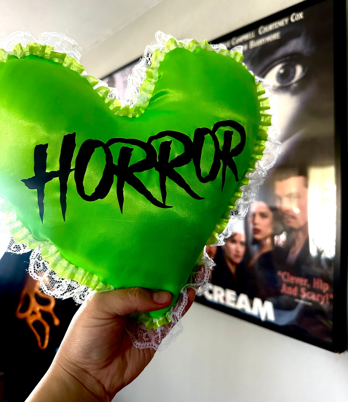 Horror Heart Pillow